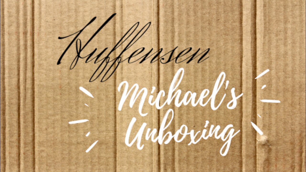 Huffensen's Michaels Haul - Unboxing Vlog