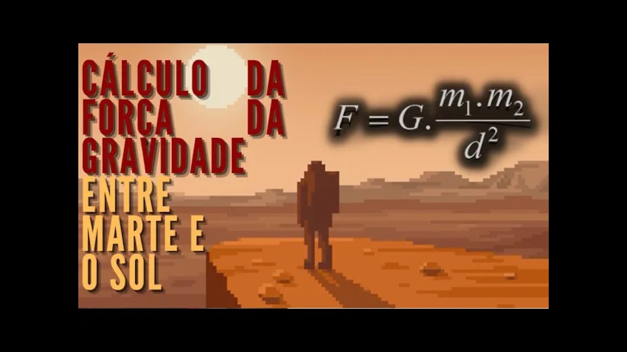 Cálculo da gravidade entre Marte o Sol