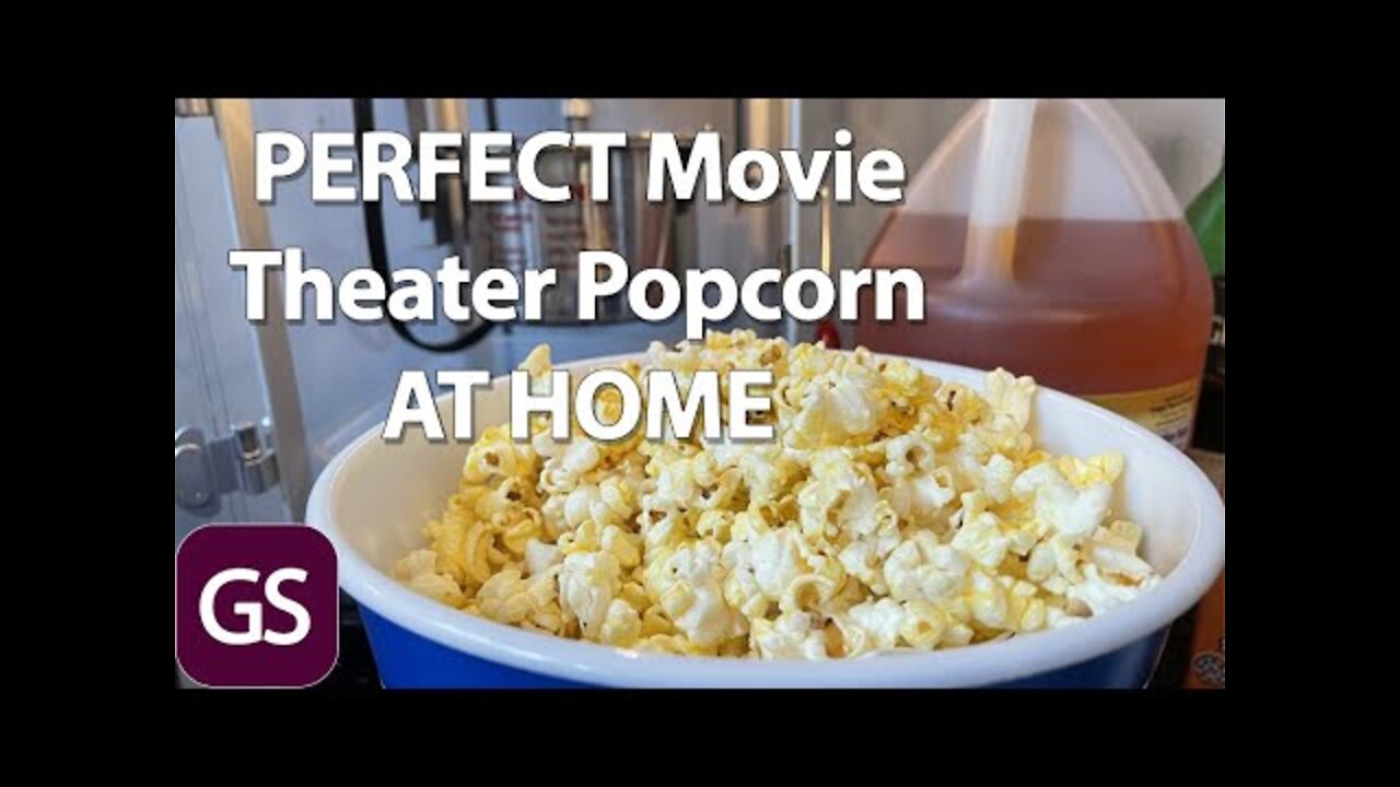 THE BEST Movie Theater Popcorn At Home