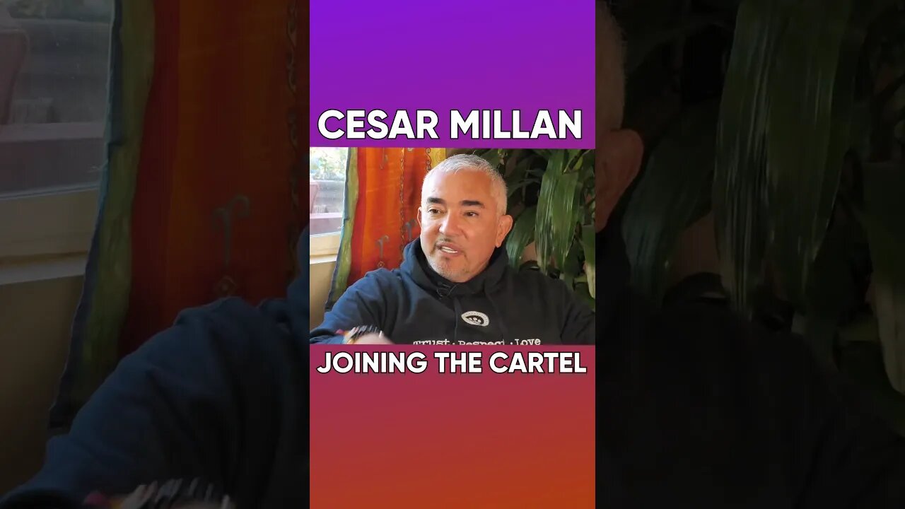 @Cesar Millan Wanted to Join the Cartel