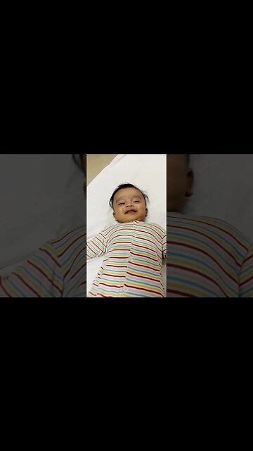 4 months old baby feeling sleepy #shortvideo #shorts