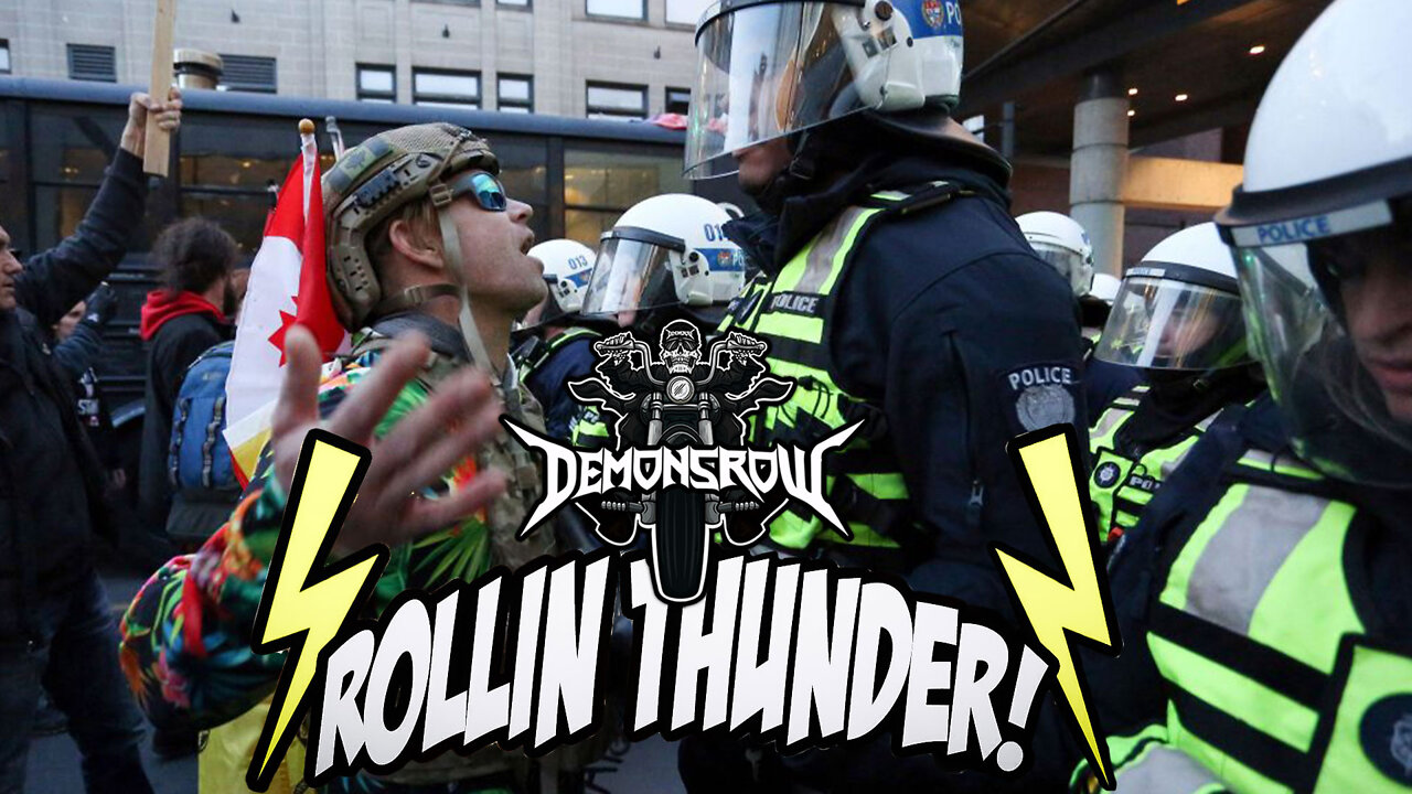 Bikers vs Police - Rolling Thunder Motorcycle Rally