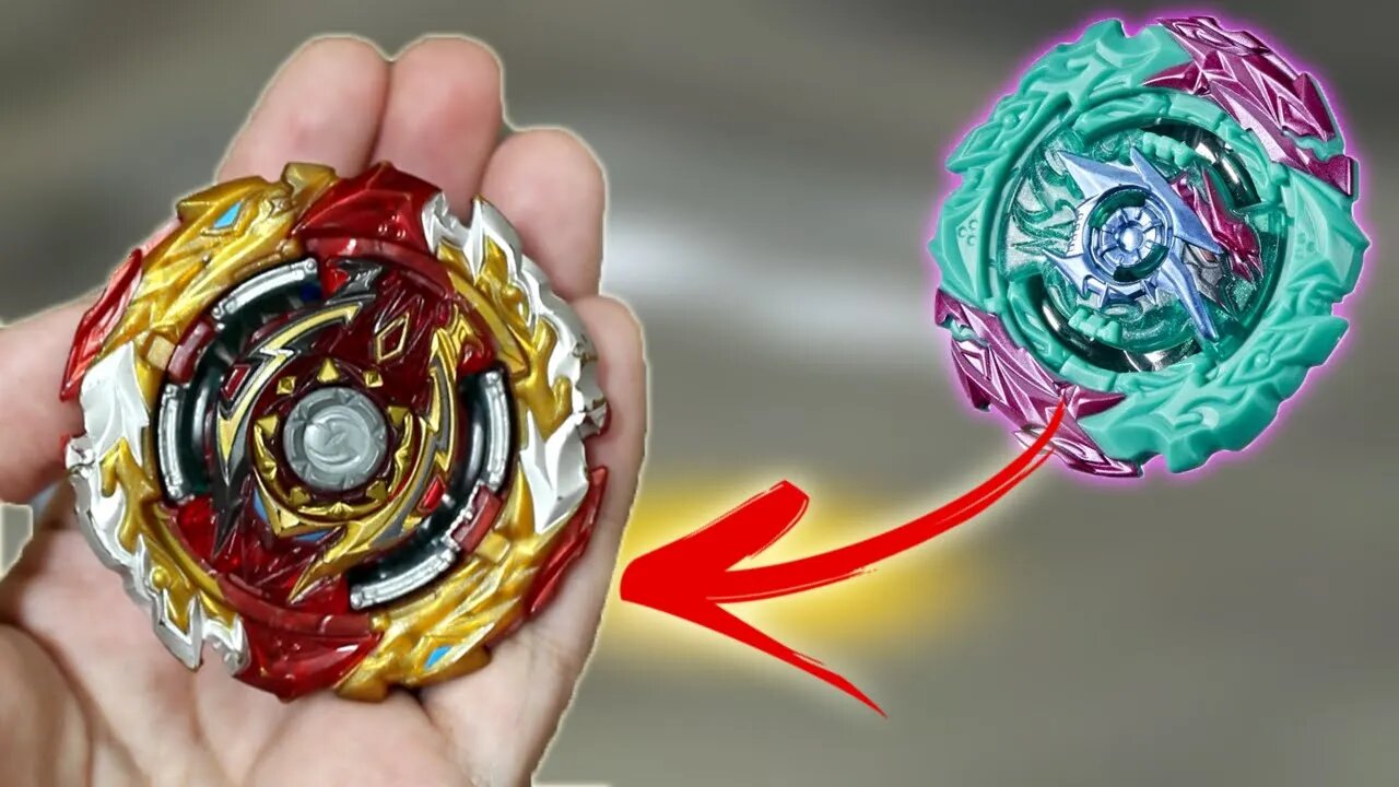 RECRIEI um BEYBLADE SURGE em SPARKING | Beyblade Burst Sparking | Testando o World Spriggan .Ω.Cm 1S