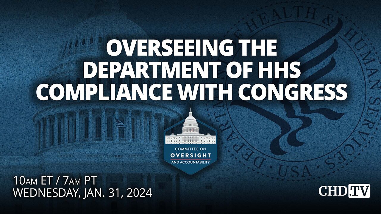 Overseeing the Department of Health and Human Services’ Compliance with Congress | Jan. 31st, 2023