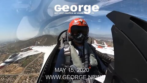 Flyover: San Diego & Los Angeles, May 15, 2020