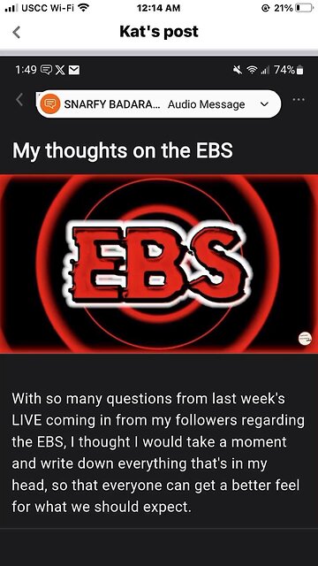 EBS update