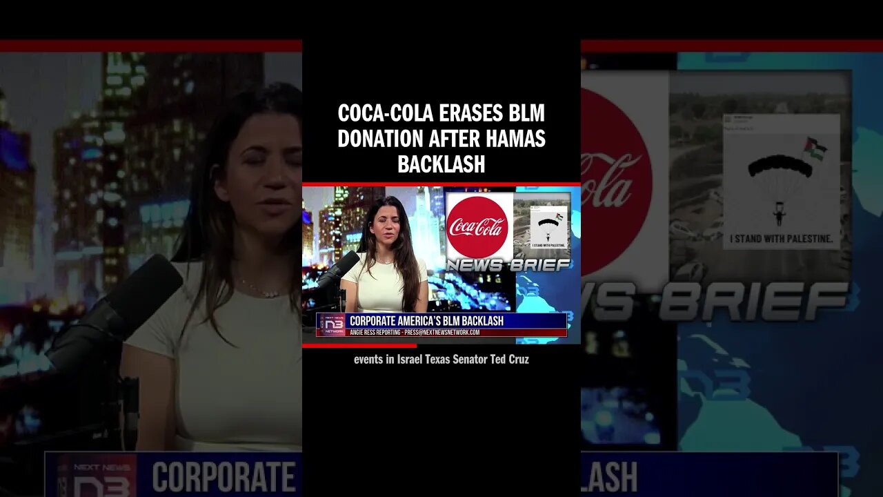 Coca-Cola quietly removed their BLM support from their website amidst BLM's perceived Hamas support