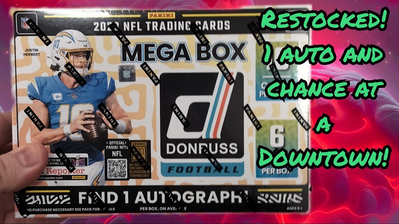 2023 Donruss Football Megas 1 Auto Per Box And Chance At Downtowns Now At Target
