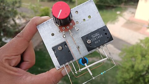 DIY AMPLIFIER WITH TRANSISTOR TTC 5200 & 2SA1494