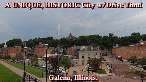 A UNIQUE, HISTORIC City w/Drive Thru! Galena, Illinois.