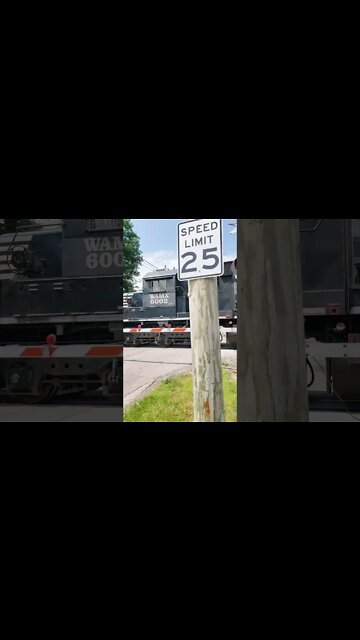 Kanawha River Railroad thru Baltimore Ohio. WAMX 09 Jul 21