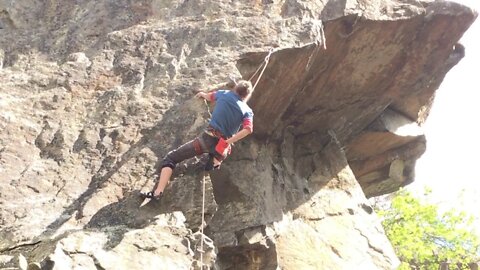 Långbeta: Blond ambition, 7b @ Hallstaberget