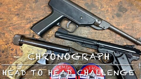 Head to head challenge chronograph edition Hy score, Ruger Mark 4 Umarex and xs-s2