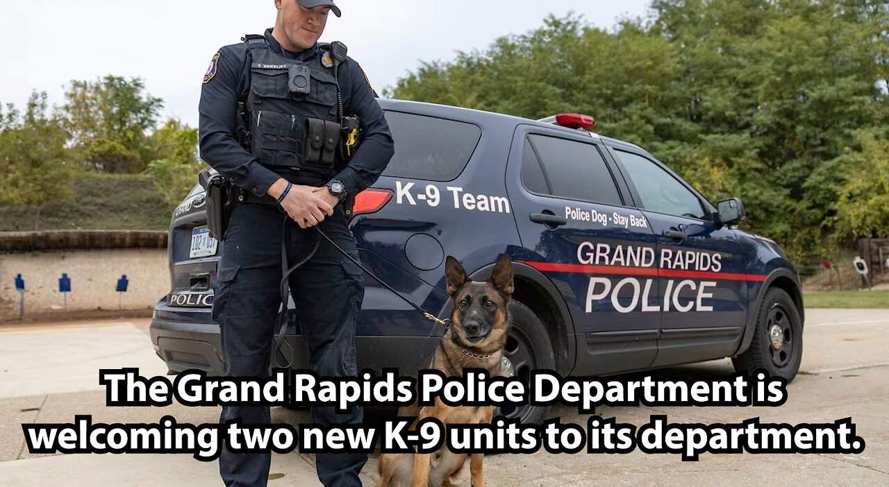 The Grand Rapids Police Department is welcoming two new K-9 units to its department.