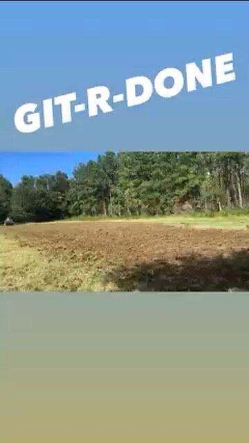 Preparing Food plots