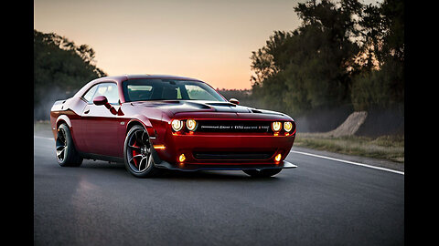 SNORING AND DESIGNER DODGE CHALLENGER