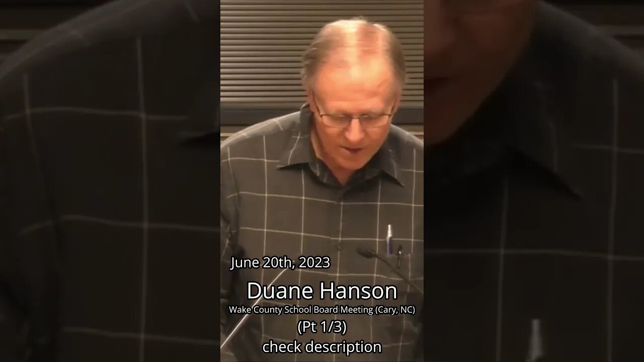 (1/3) Duane Hanson Public Comment (06-20-2023) #shorts #shortsfeed #news #politics #school