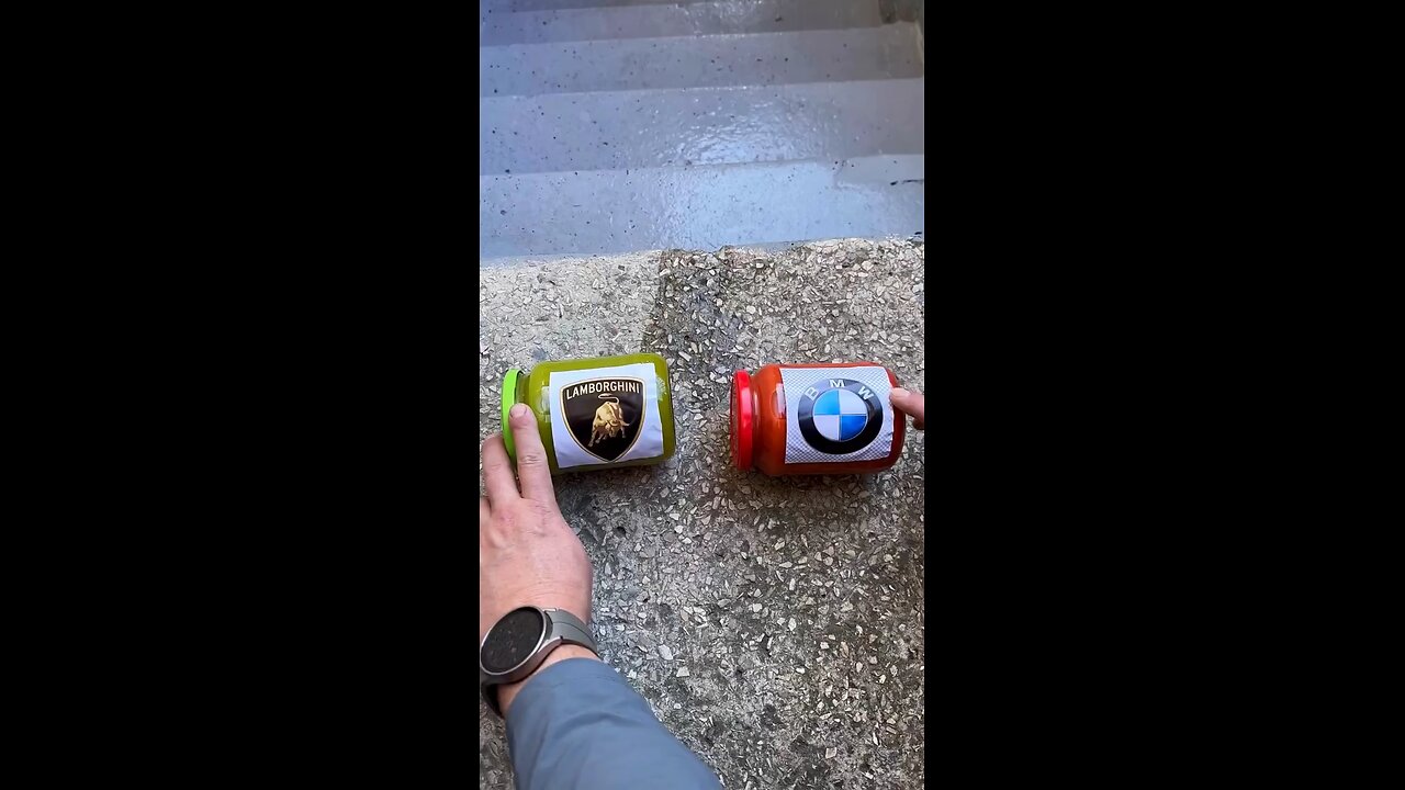 amazing sound of bottle broken