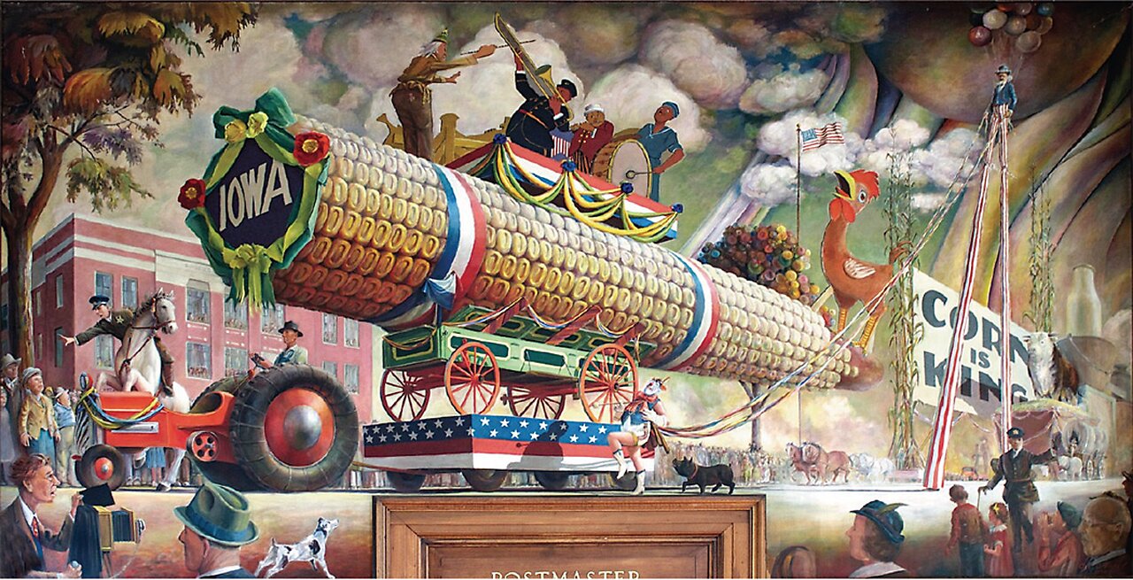 “Corn is King”—1941 WPA Mural by Orr Fisher