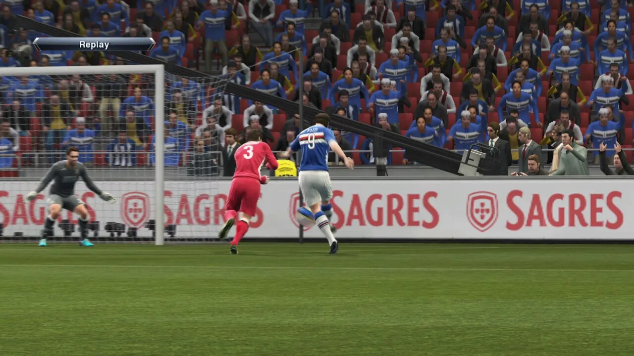 Pro Evolution Soccer 2013 - U.C. Sampdoria vs A.C. Siena - 1440p No Commentary