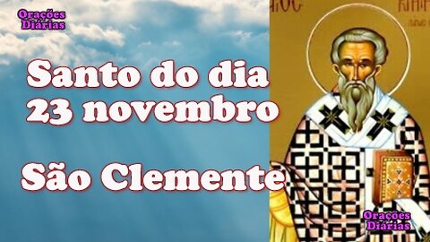 Santo do dia 23 de novembro, São Clemente