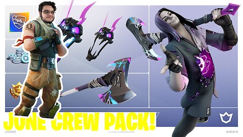 NEW FORTNITE JUNE CREW PACK LATER TONIGHT!