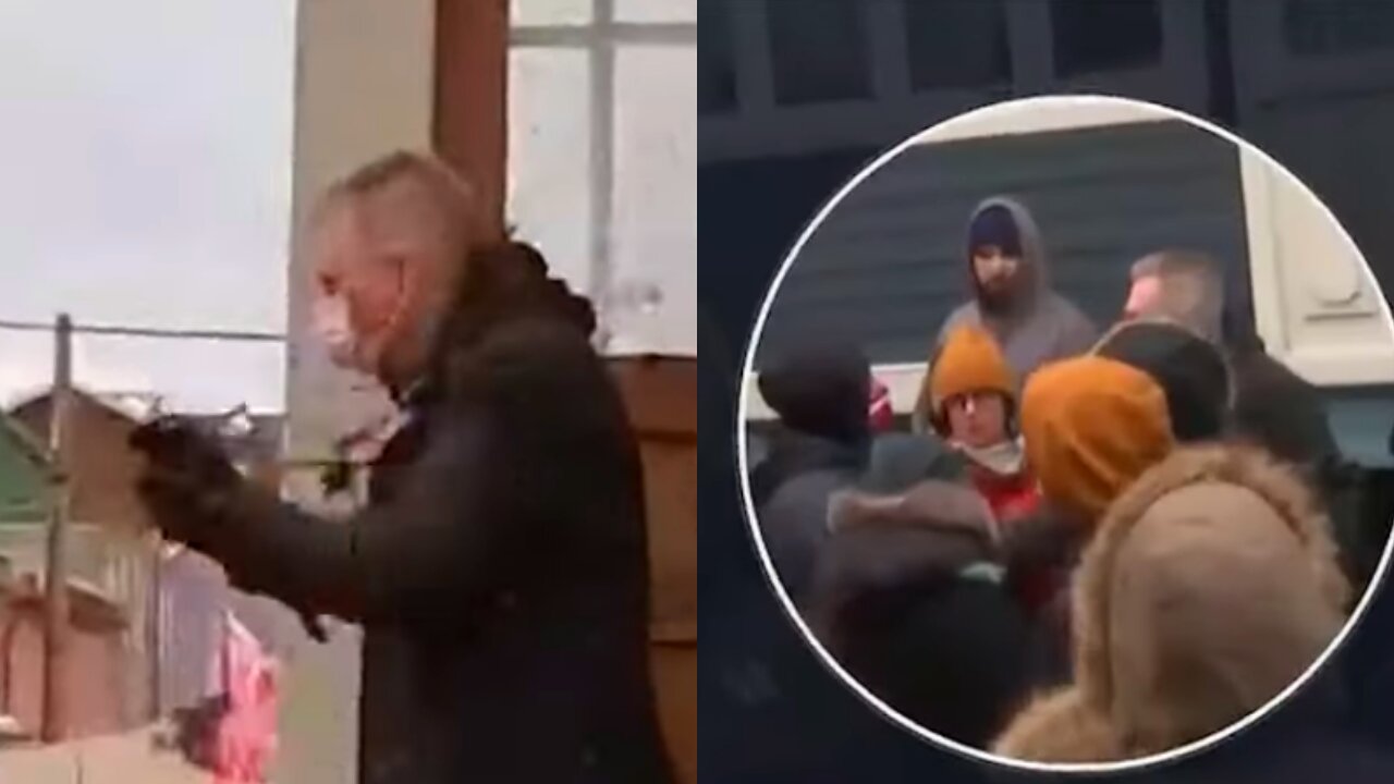 French Protesters Throw Seaweed At Politician Who Supports Vaccine Passports