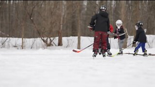 Flooded Westlake field has become a destination for skaters