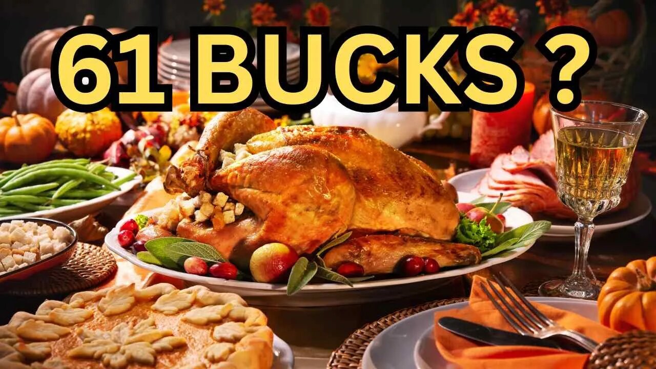 CNN Says Thanksgiving Costs $61 For 10 People