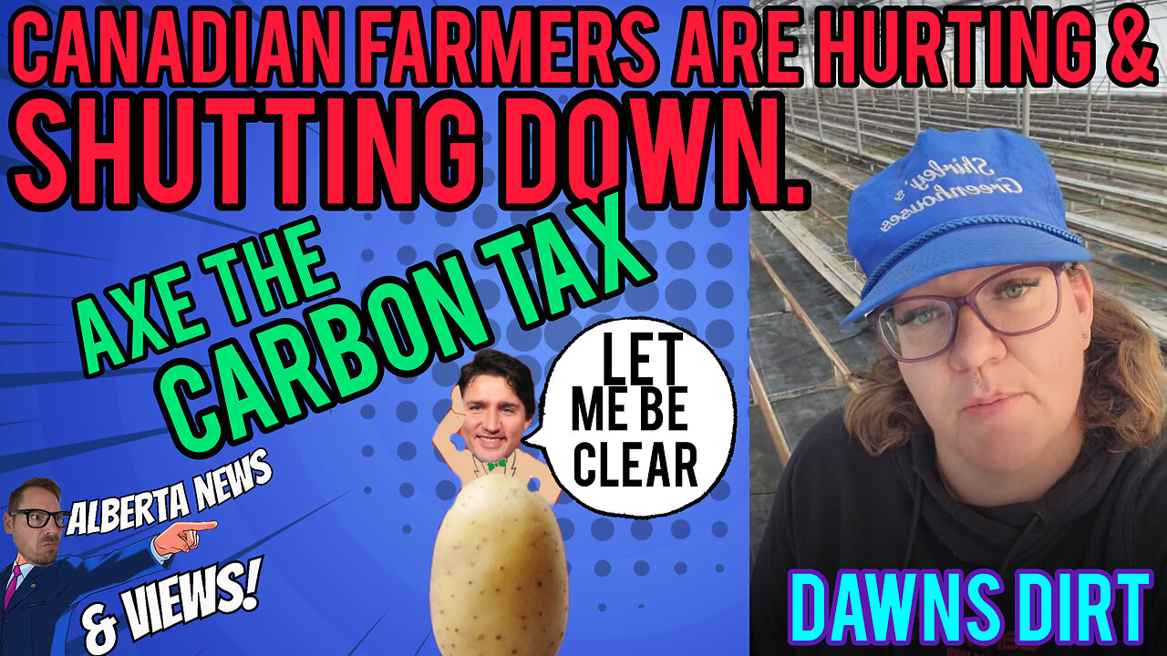 HEARTBREAKING- Canadian farms are SHUTTING down due to Carbon Tax & cost of living crisis.