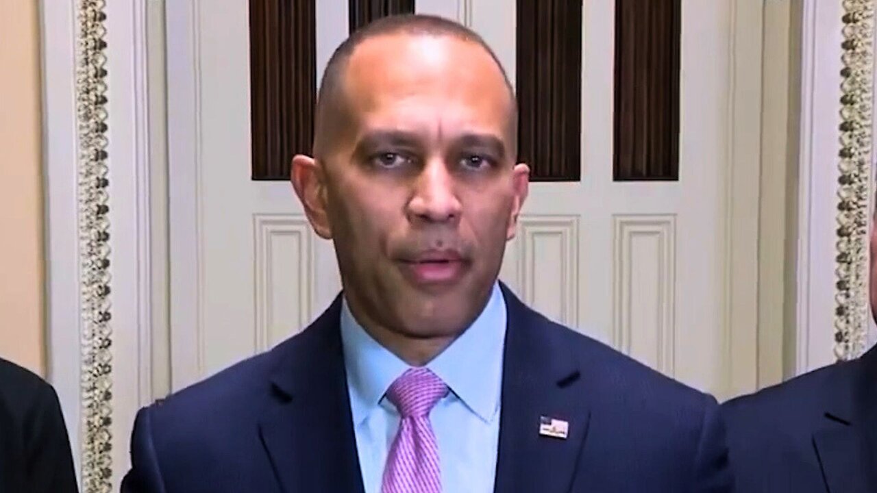 Hakeem Jeffries Blames Republicans for Possible Government Shutdown...