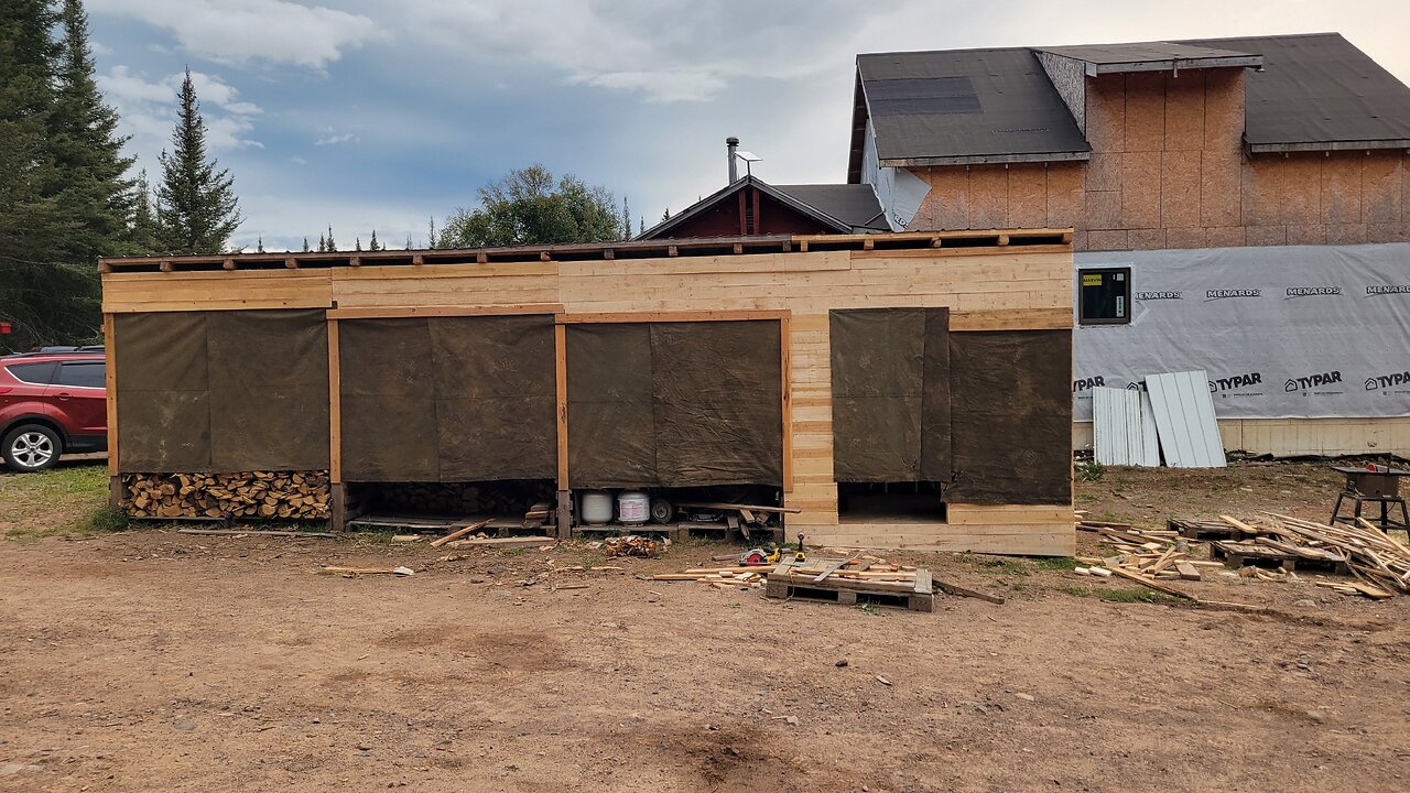 Dressing Up The Front Of The Woodshed