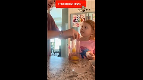 Mommies play egg cracking