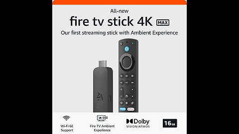 All-new Amazon Fire TV Stick 4K Max streaming device,