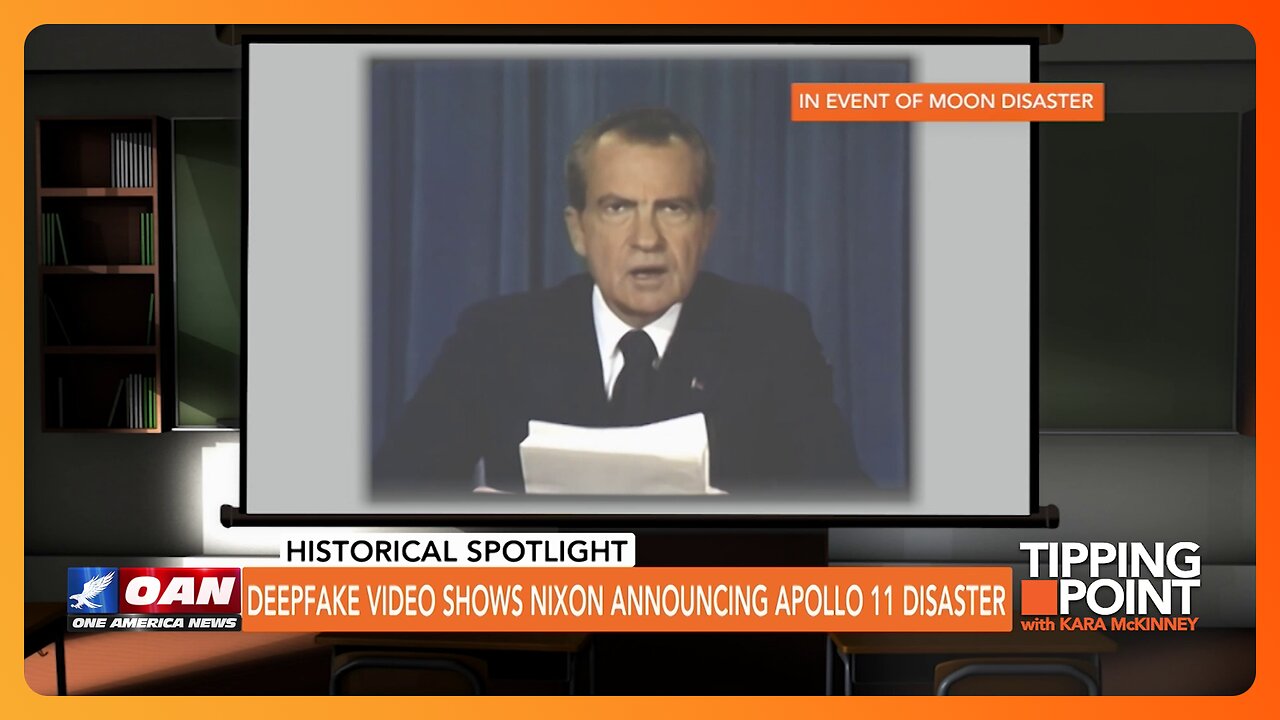 Deepfake Video Shows Nixon Announcing Apollo 11 Disaster | TIPPING POINT 🟧