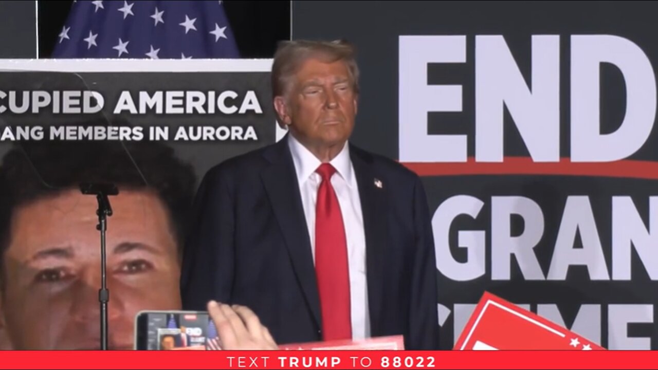 President Trump in Aurora, CO