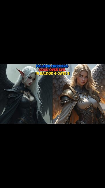 Paladin Choosing Good over Evil in Baldur's Gate 3
