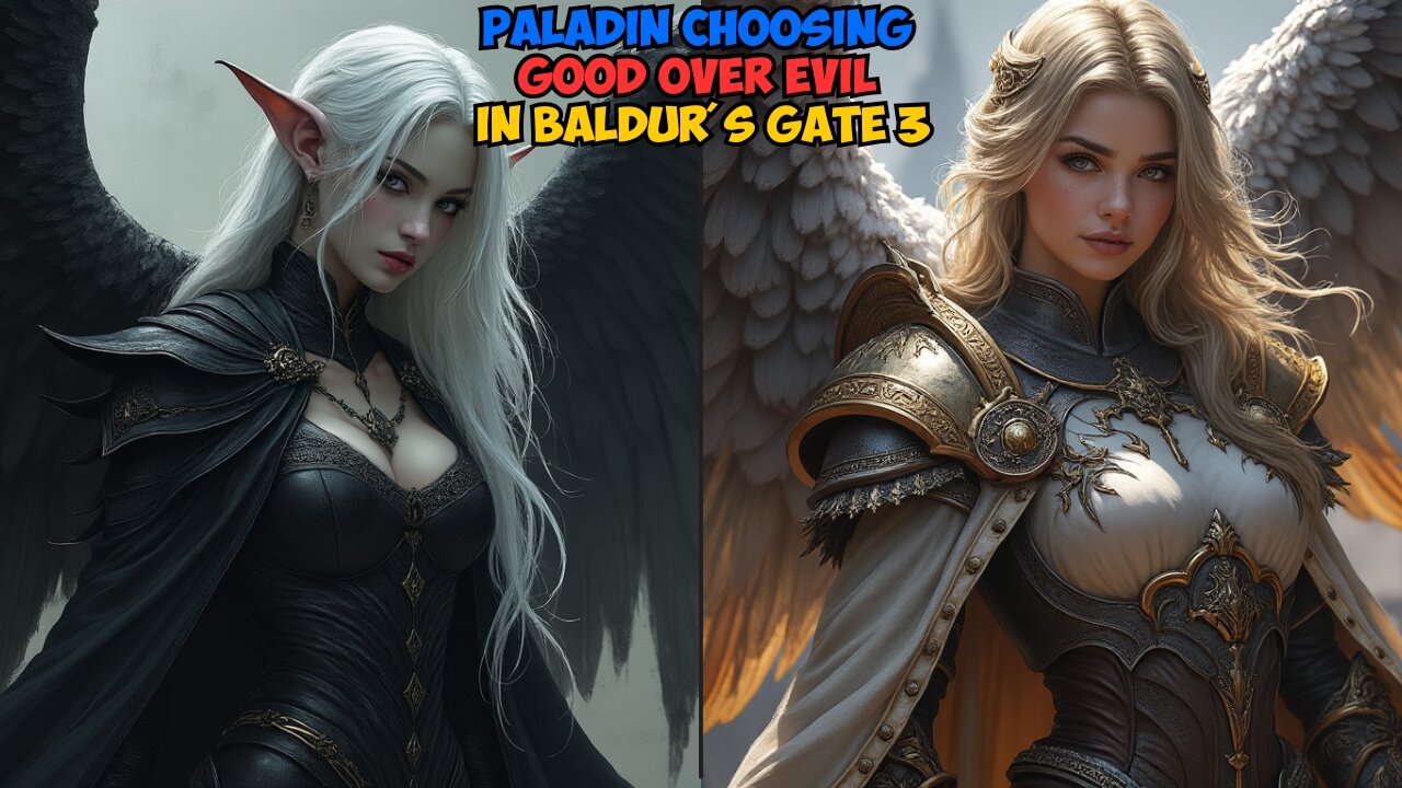 Paladin Choosing Good over Evil in Baldur's Gate 3