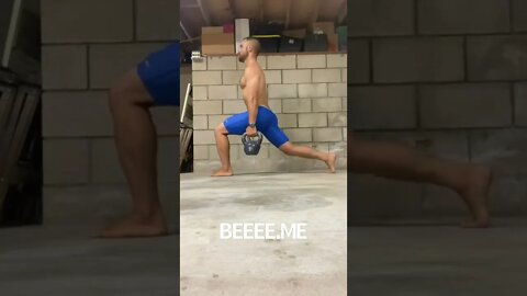 Kettlebell Lunges Home Workout