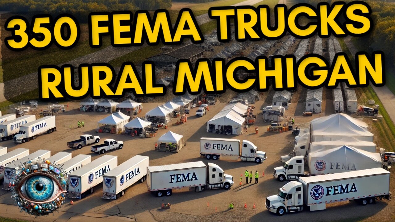 FEMA SETS UP MASSIVE CONVOY IN RURAL MICHIGAN & CA, NY, NJ ON FIRE!