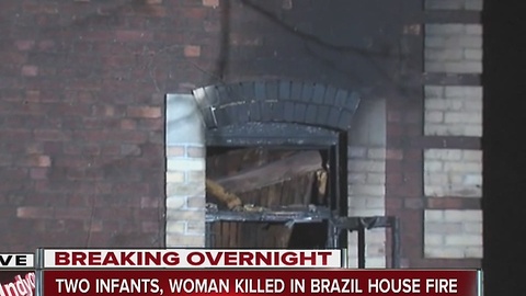 2 infants, woman killed in Brazil, Ind. fire