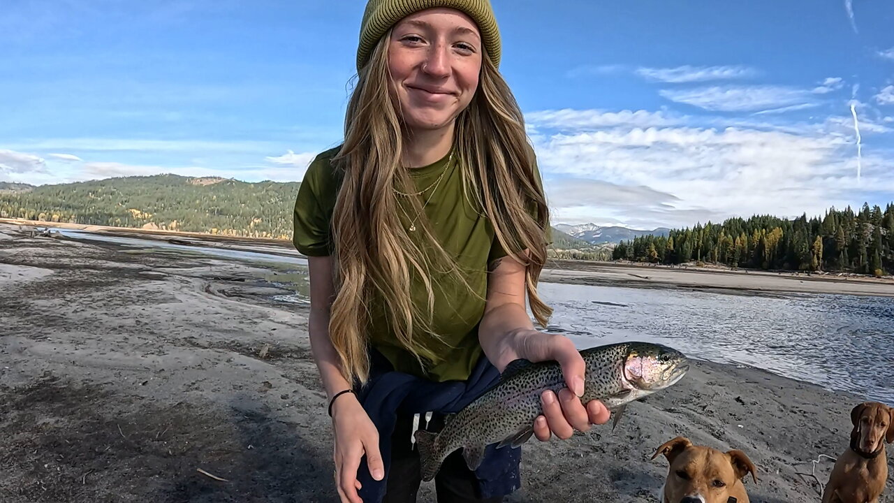 Central Idaho: Fishing on a Beach!