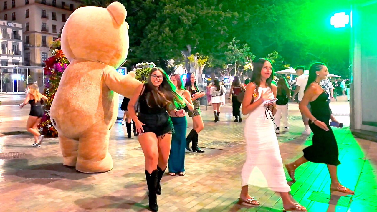 Adorable Giant Teddy Bear 🐻 People’s Reactions 😆 Funny Street Performer Surprise