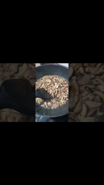 香菇炒肉 Stir-fried Pork with Mushrooms