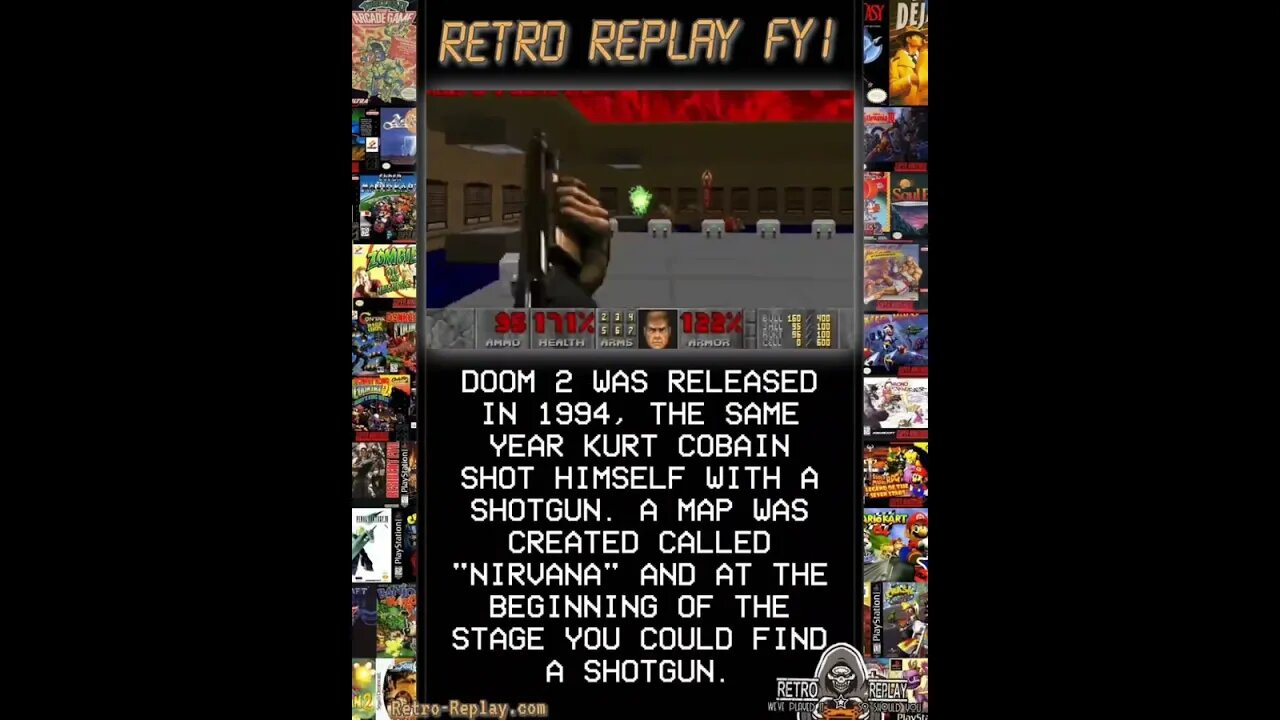 #RetroReplayFYI #doom2 #nirvana wow they really did Kurt Cobain dirty here.