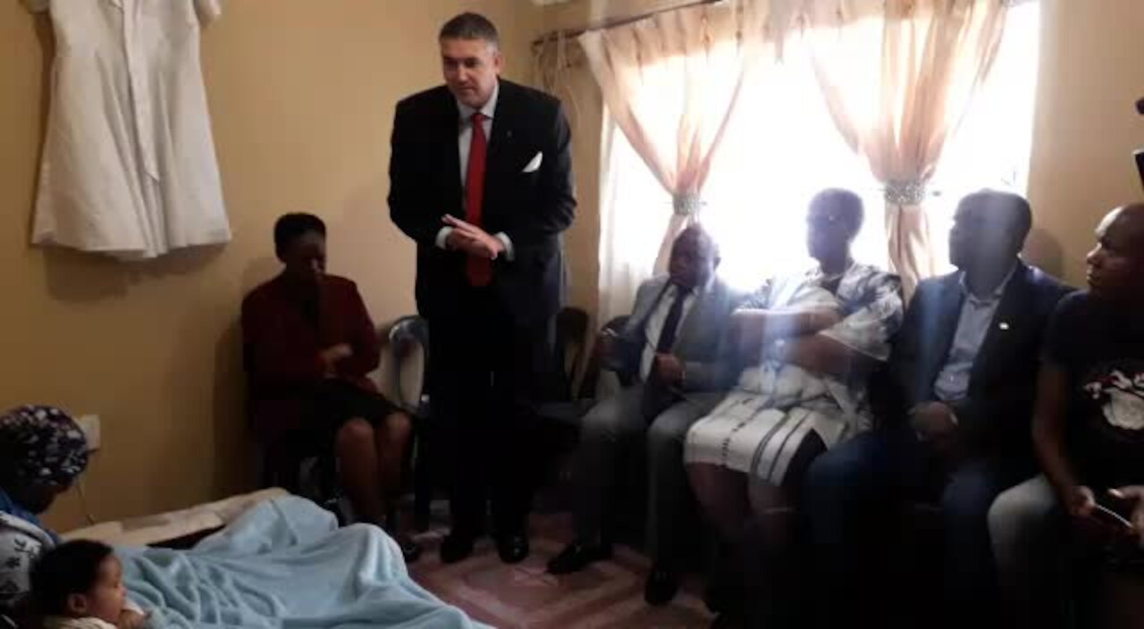 SOUTH AFRICA - Durban - MEC visits the Buhle Bhengu family (Videos) (AfD)