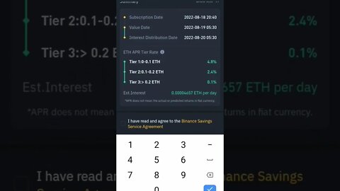 DOUBLE ETH WITH BINANCE SAVING #ethereum #ethstaking #altcoin #eth #ethmerge #ethereuminvestment