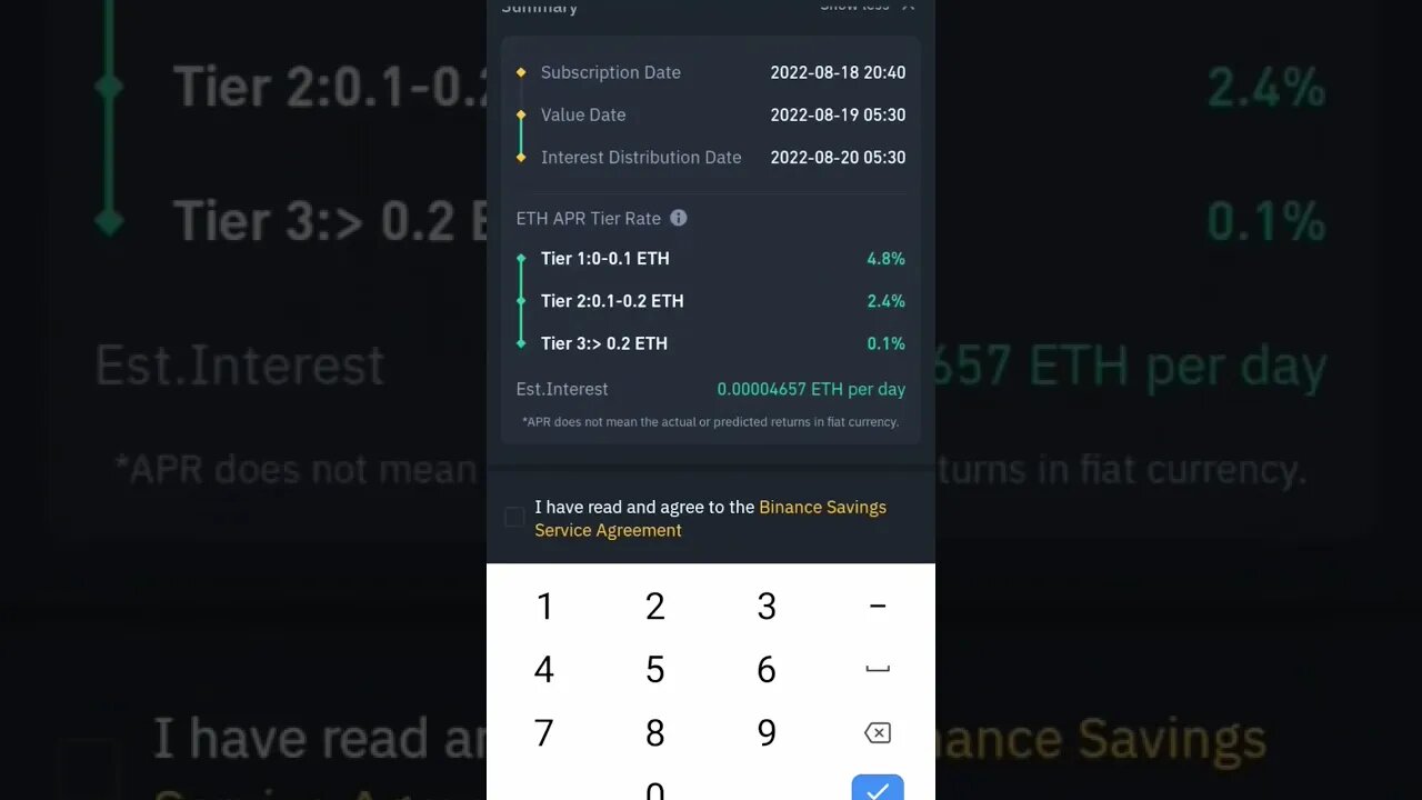 DOUBLE ETH WITH BINANCE SAVING #ethereum #ethstaking #altcoin #eth #ethmerge #ethereuminvestment