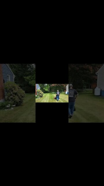 Mowed the grass for FREE!