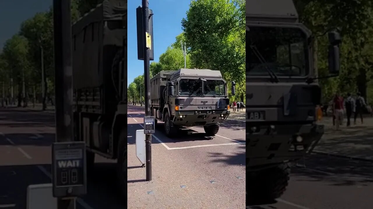 Army lorry the mall Buckingham Palace #horseguardsparade